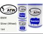 Preview: BMW, Silver (Wheel), 144: 500ml Lackdose + 500ml Klarlack + 250ml Härter - Set, von ATW Autoteile West.
